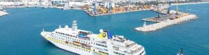 QTerminals Antalya Limanı, yılın ilk kruvaziyer gemisi olan Hamburg'u ağırladı